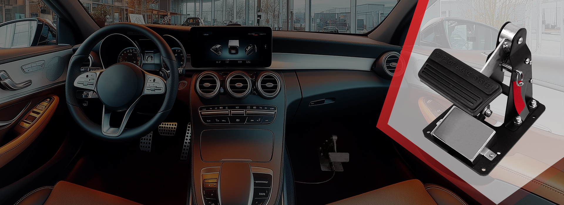 ACAR-B9-2 Professional Dual Control Brake Pedals